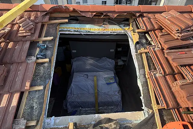 Velux sur vieille toiture