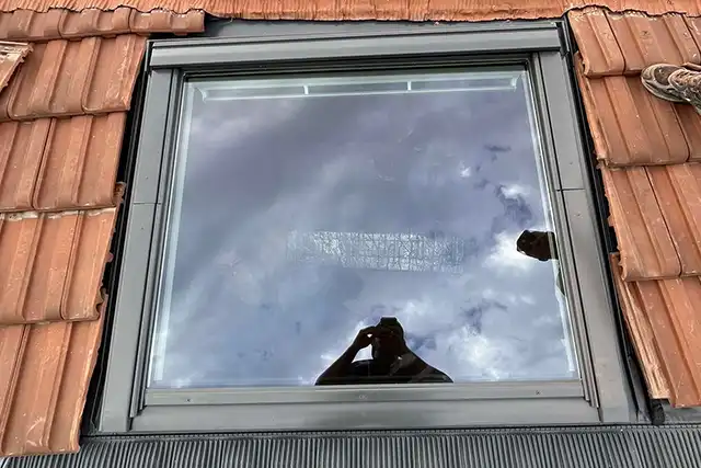 Pose du Velux terminé
